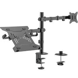 Aisens Soporte de Mesa Giratorio e Inclinable para Portátil y Monitor/TV 9 kg, 17-32", Negro